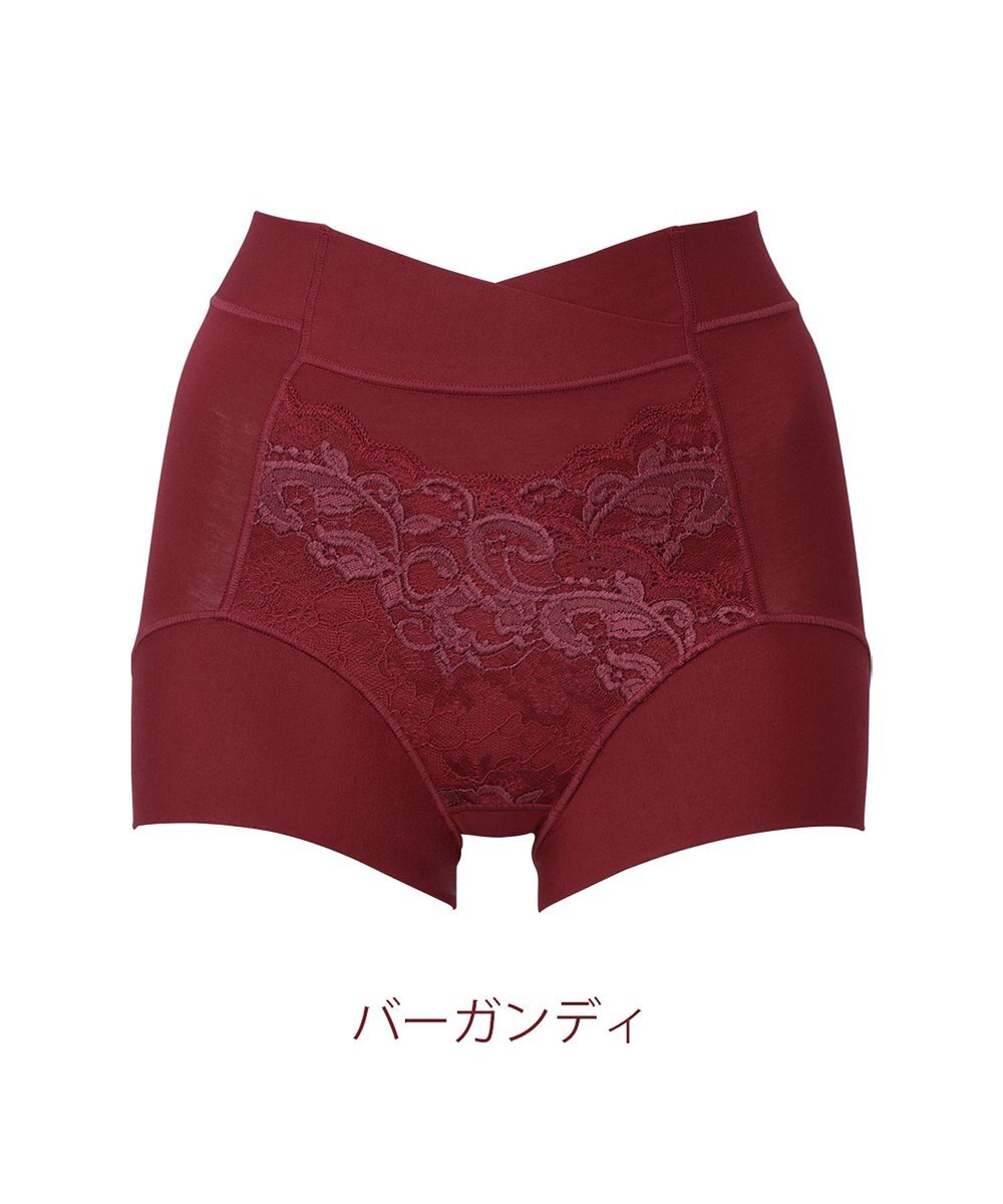 BRADELIS New York 【BRADELIS NewYork peace】綿混フィットレースショーツ ウエストからヒップ下まですっぽり包み補整するショーツ 