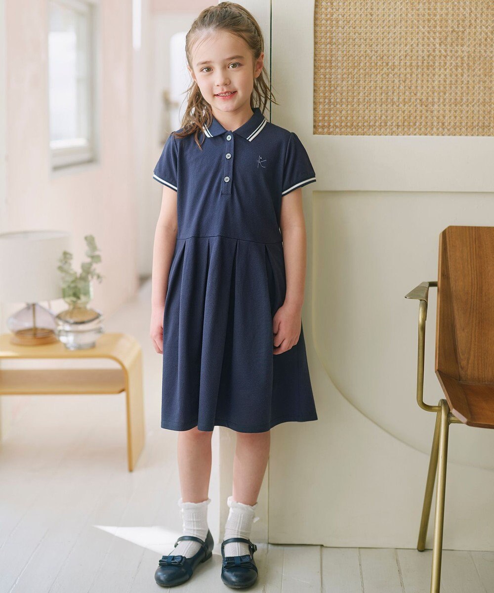 組曲 KIDS 【110-140㎝】 カノコポロワンピース 