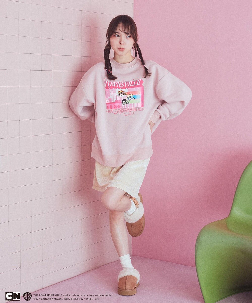 earth music&ecology Ｔｈｅ　Ｐｏｗｅｒｐｕｆｆ　Ｇｉｒｌｓ／ｅｍａｅＬスウェット 