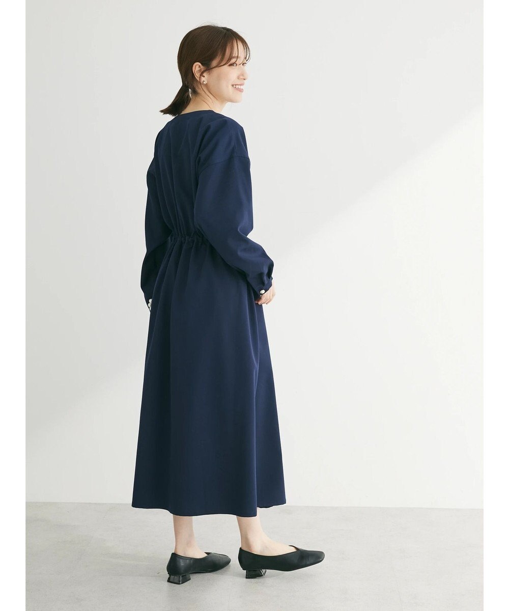 Green Parks ・ＥＬＥＮＣＡＲＥ　ＤＵＥ　Ｖネックイロイロ釦ワンピース 