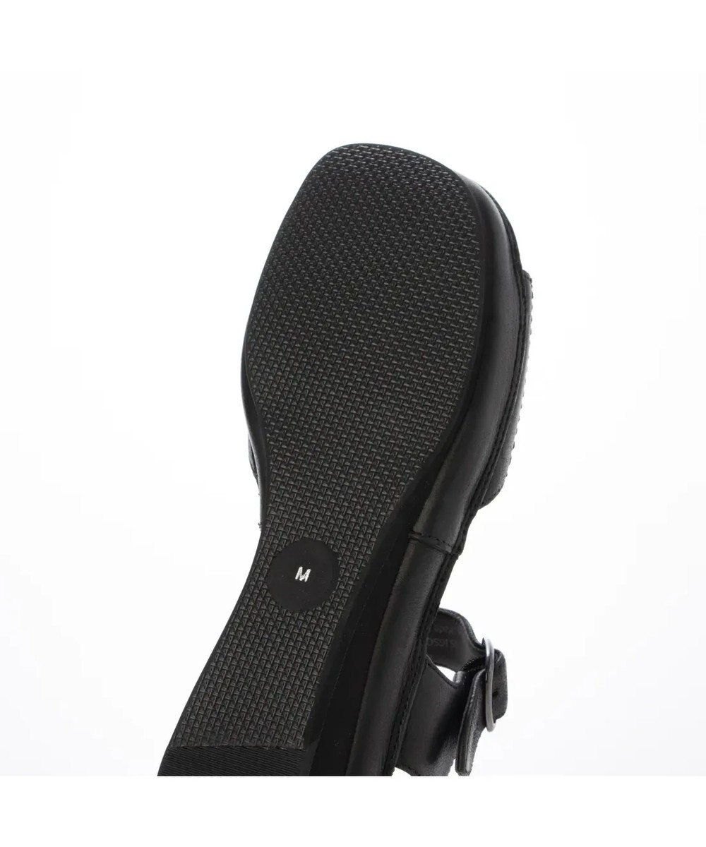 ing <ing>【WEB限定】【サスティナブル】ウエッジヒールレザーサンダル 