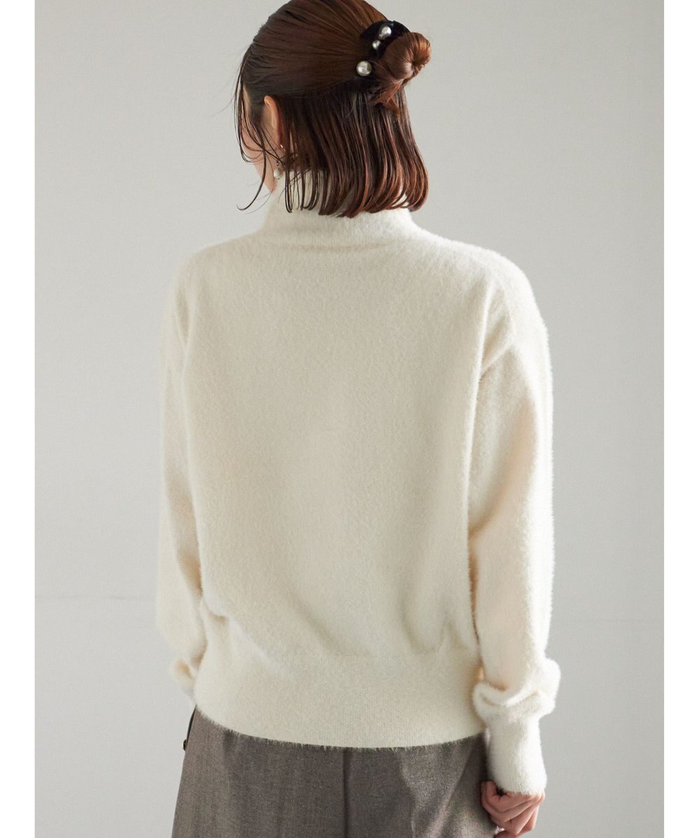 Te chichi 【宮本茉由着用】ハイネックフェザーニット 