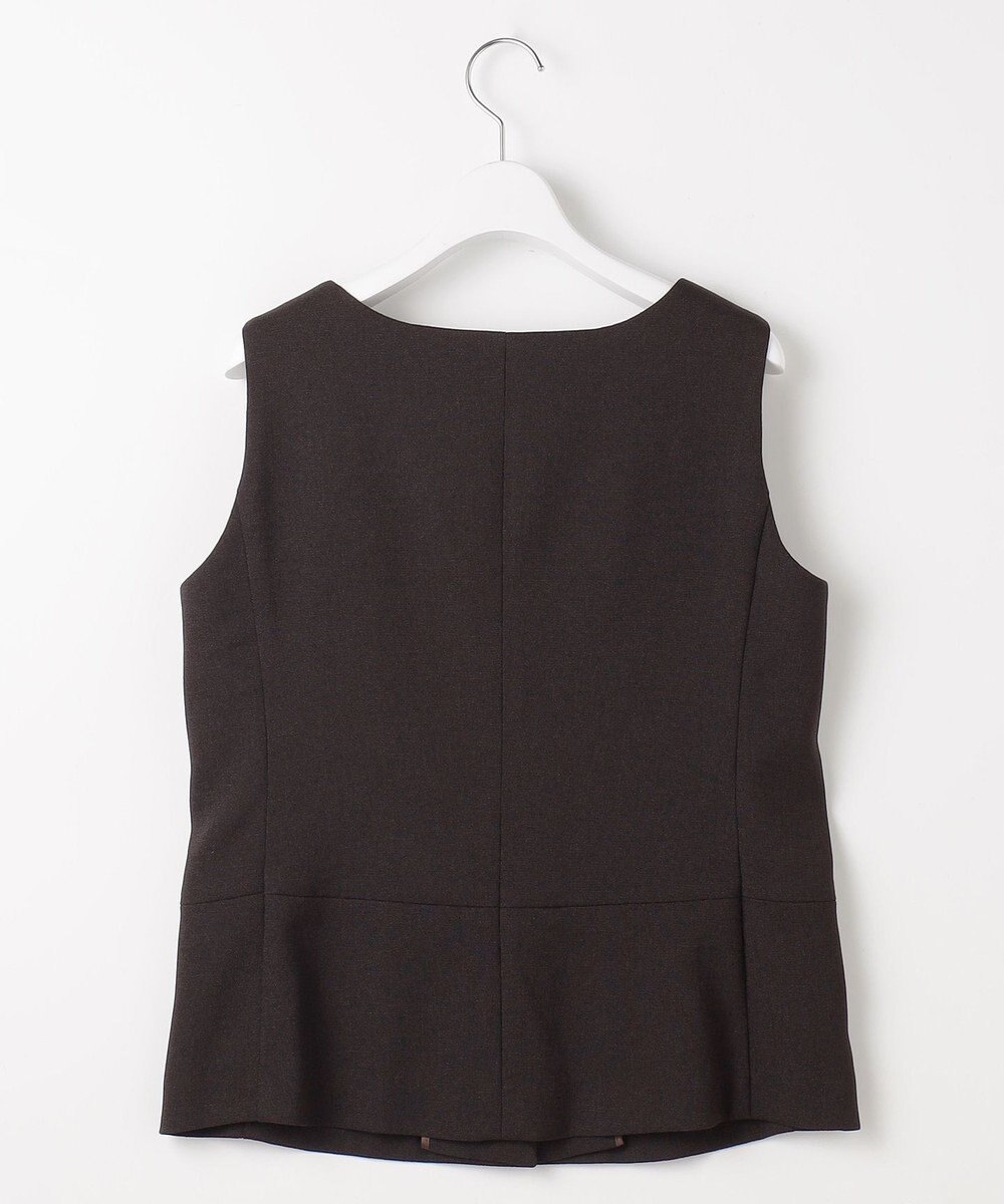 自由区 【セットアップ対応】リネンライクシンセティックノースリーブ ブラウス 