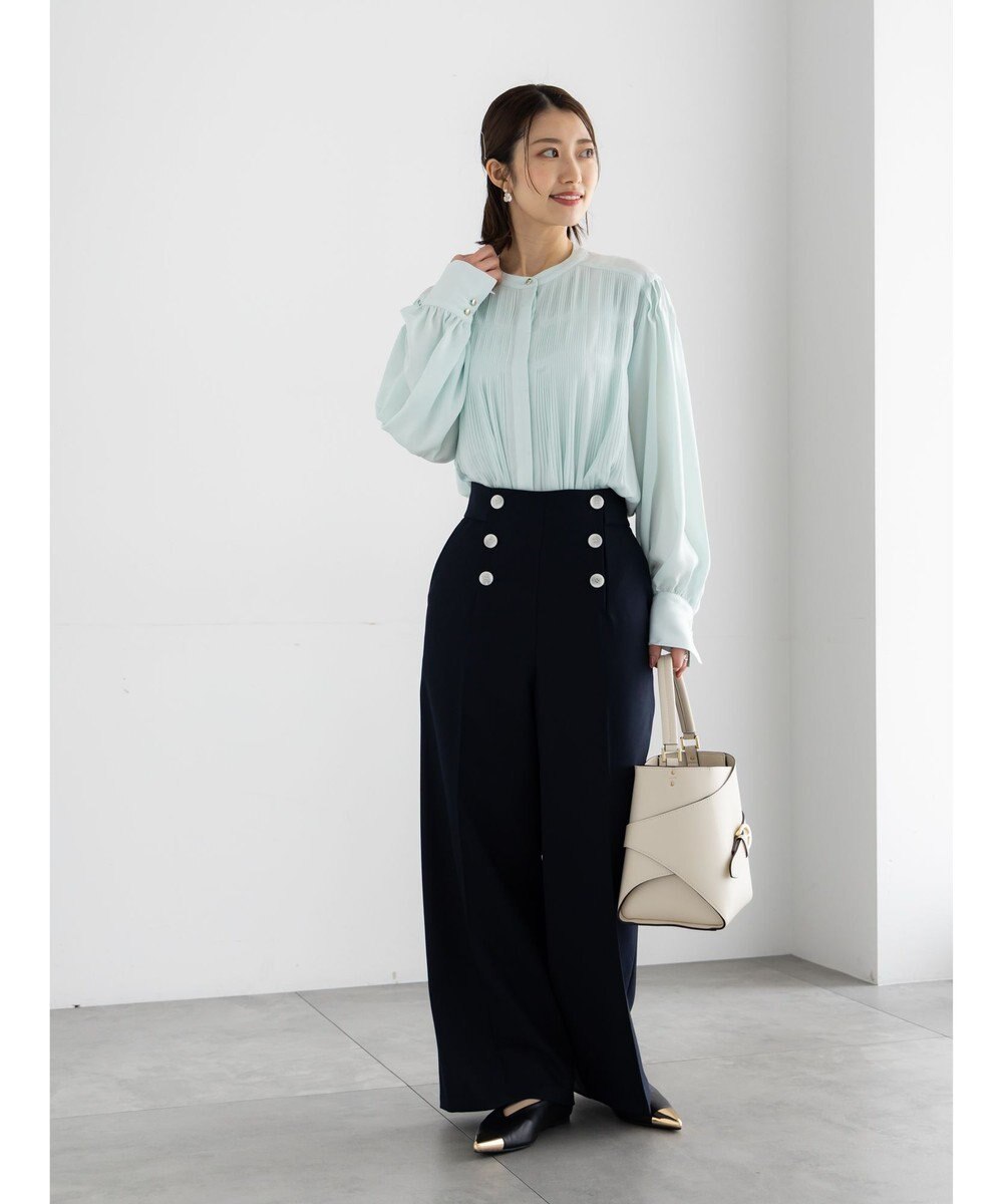 Te chichi パウダーツイルマリンスラックス《2026 spring catalog item》 