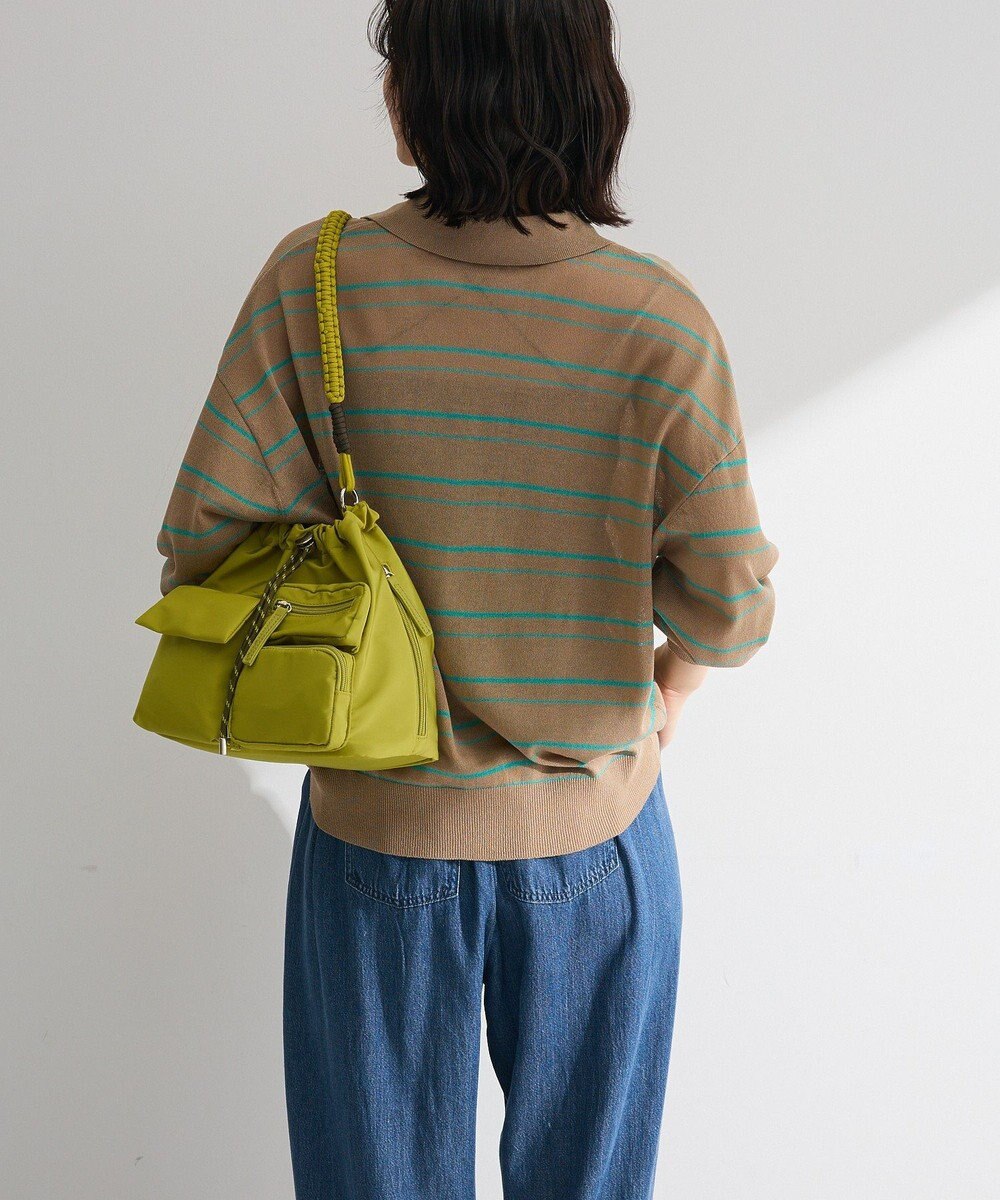 Green Parks 衿付きニットカーディガン 