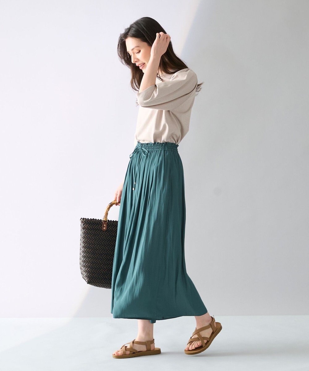 ANY 【洗濯機可】パフスリーブニットプルオーバー 