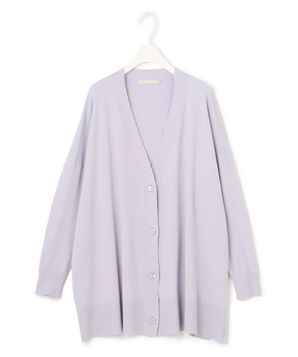 ICB 【洗える】ヴィスコースワイド カーディガン 