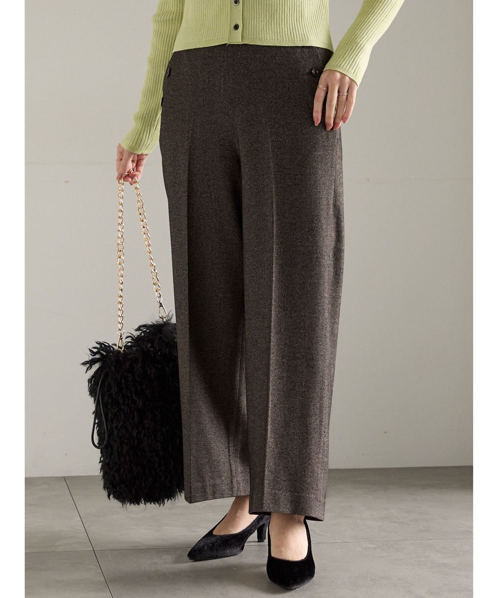 Te chichi ツイードワイドパンツ（セットアップ可） 