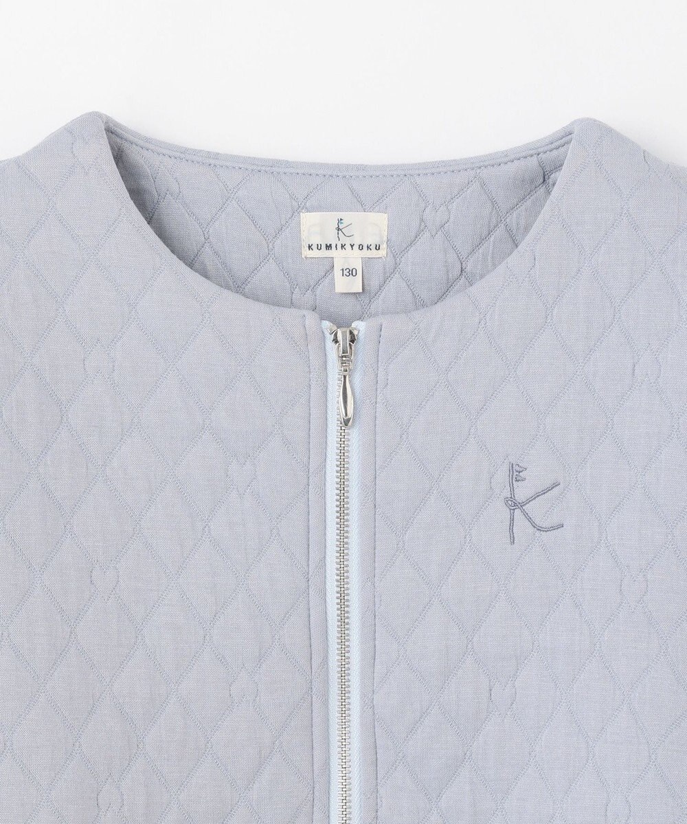 組曲 KIDS 【150-160㎝】ハートキルトジャガード アウター 