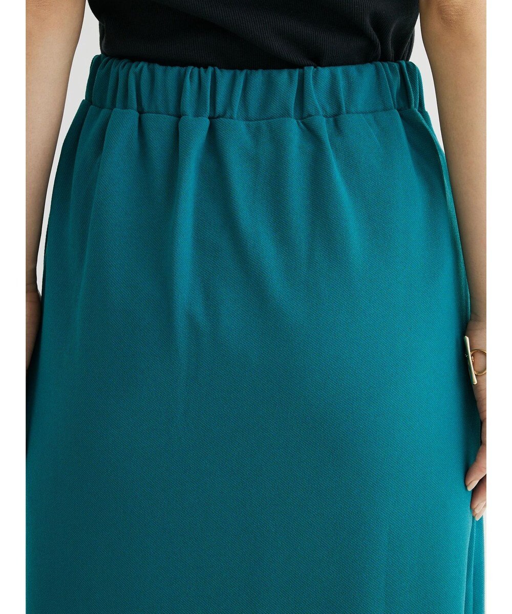 Green Parks カットジョーゼット裾フレアスカート 