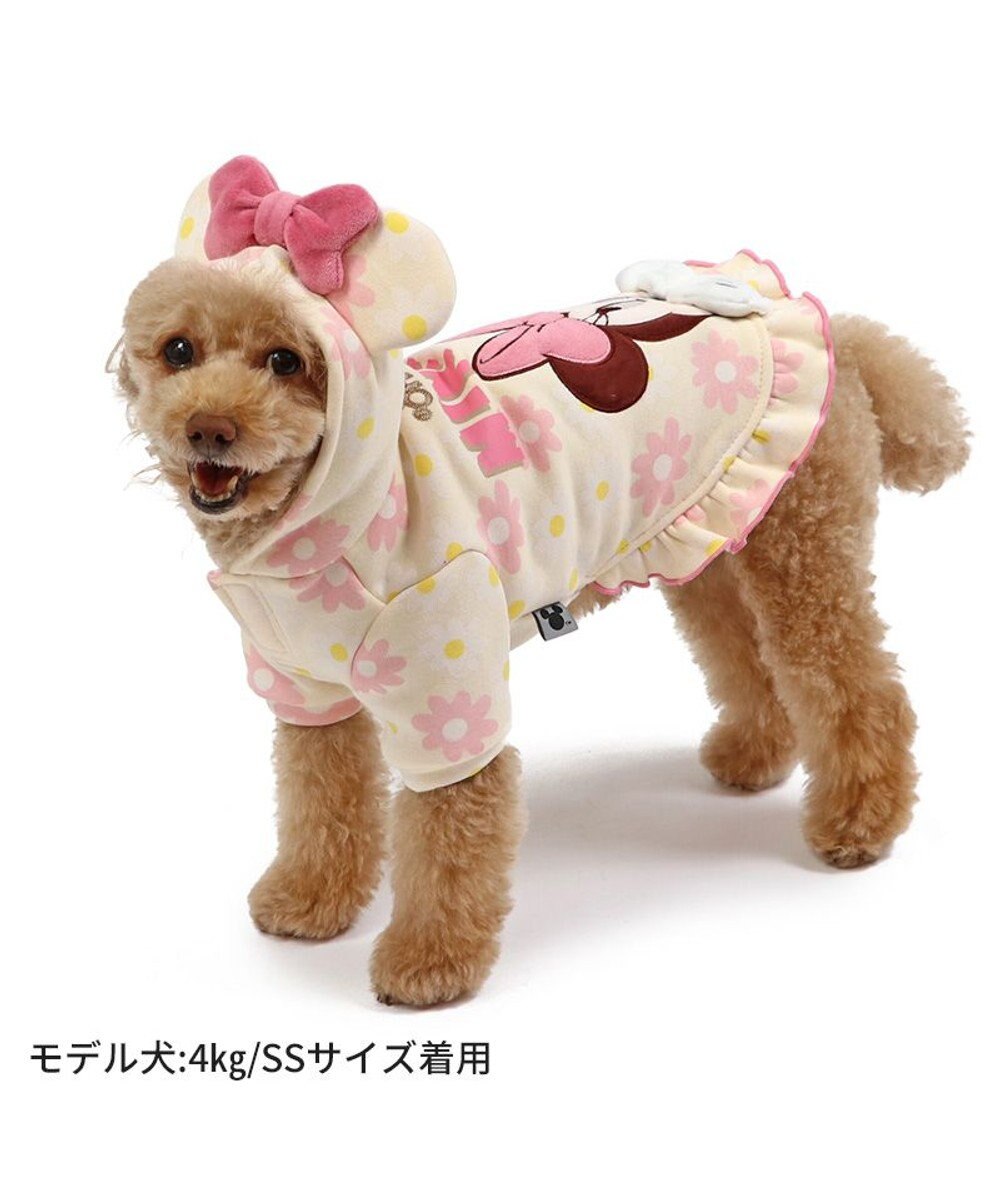 PET PARADISE ディズニー ミニーマウス  お揃いパーカー 花柄 小型犬 
