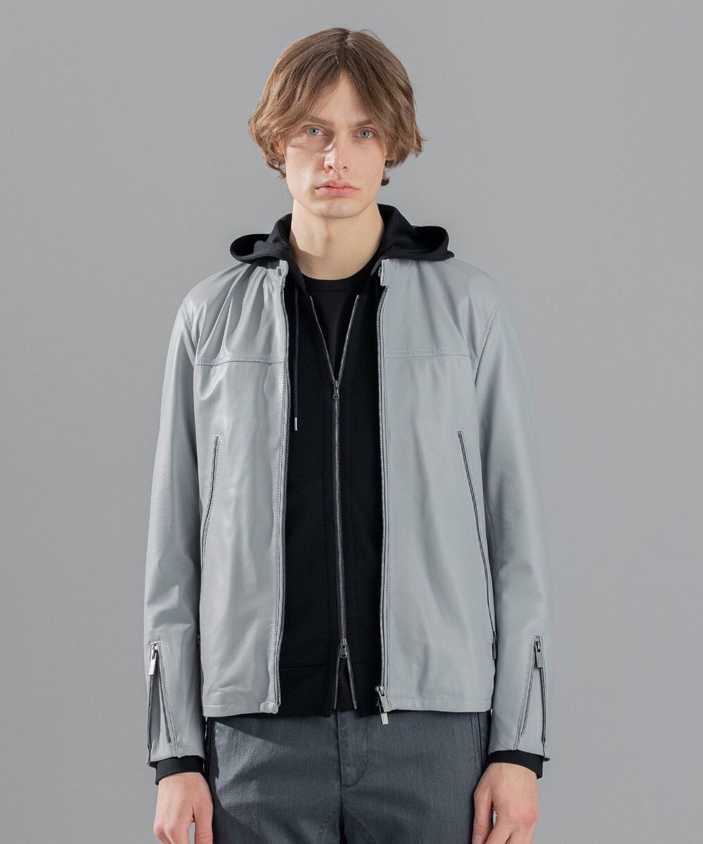 JOSEPH HOMME 【新色追加】ライトラムナッパレザー　シングルライダース 