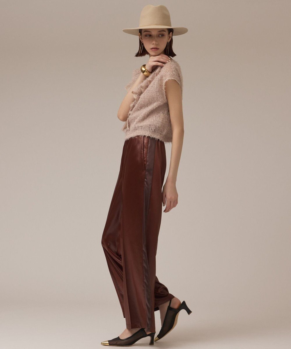 GRACE CONTINENTAL バックフレアチュールトップ 