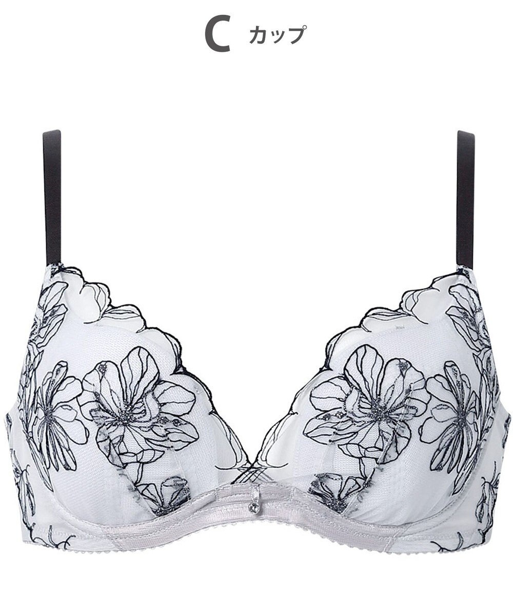 WACOAL ブラジャー 【夏めくブラ】 メッシュ素材(カップ) さらり爽快 バストメイク機能 夏 夏ブラ レディース BXB475 /ワコール 