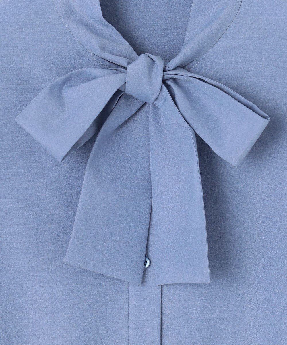 自由区 【洗える】ナチュラルタッチボウタイ ブラウス 