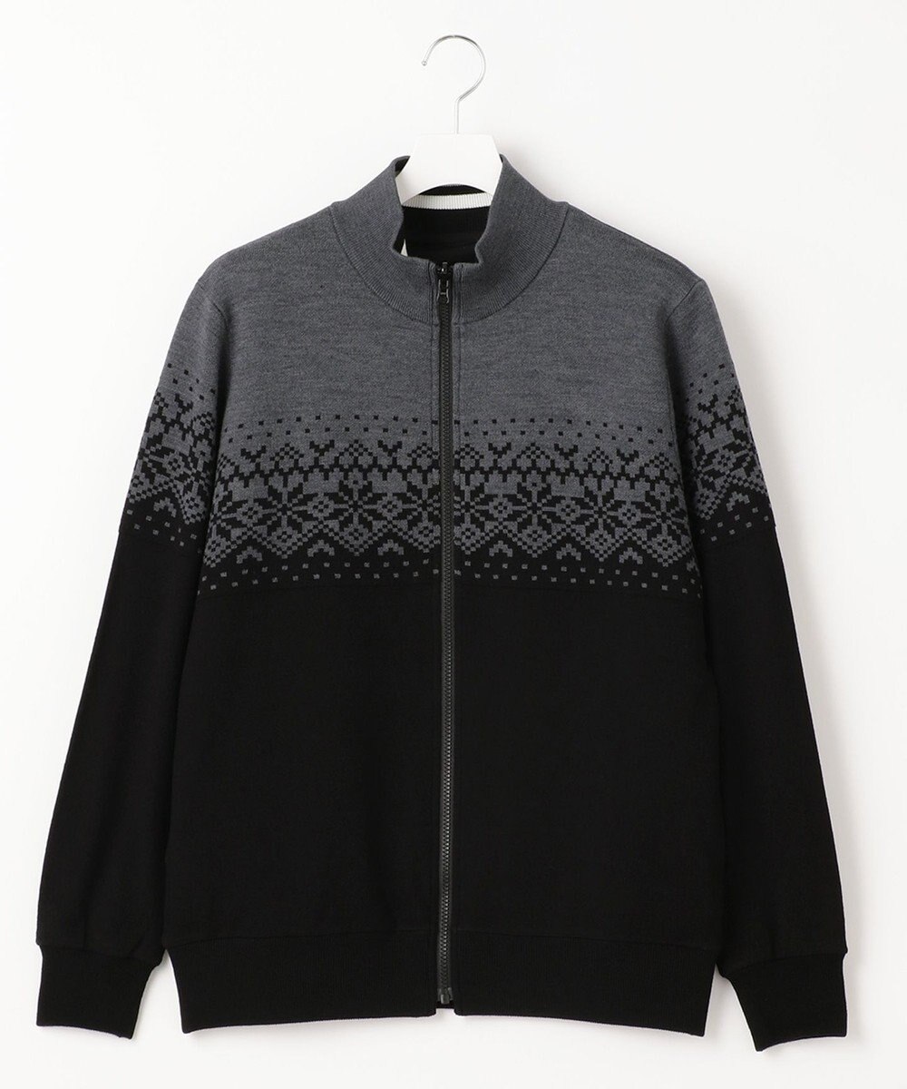 23区GOLF 1枚で2着分の実力派アイテム【MEN】【リバーシブル】ニット ブルゾン 