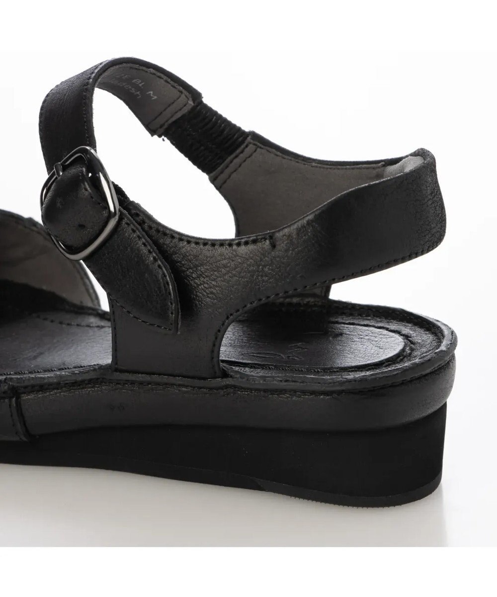 ing <ing>【WEB限定】【サスティナブル】ウエッジヒールレザーサンダル 