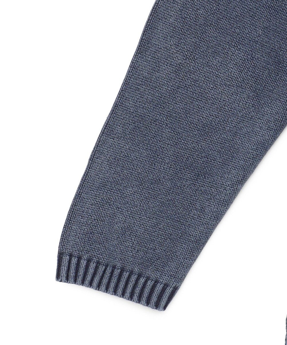 J.PRESS YORK STREET 【UNISEX】ピグメントコットン ガンジーニット 