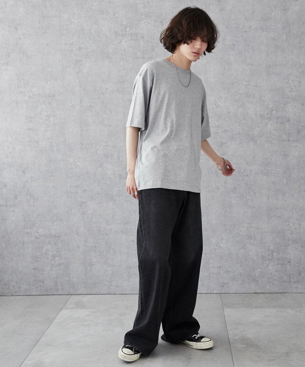 WEGO 【ユニセックス着用ITEM/綿100%/XSSMLサイズ展開】リラックスフィットコットンT 