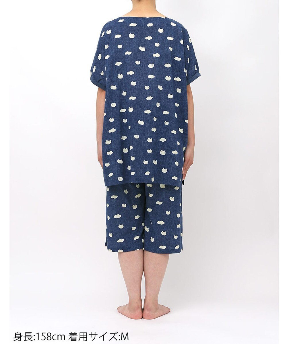 tsumori chisato SLEEP ツモリチサト パジャマ 綿100%(本体) 楊柳素材 4分袖 6分丈 レディース UDT119 /ワコール 