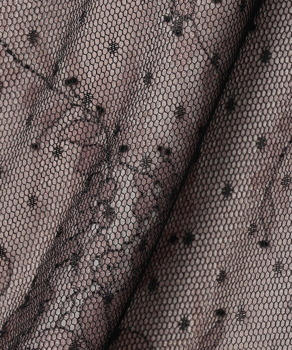 ANY SIS 【Lily Calin】バイカラードットチュール ドレス 