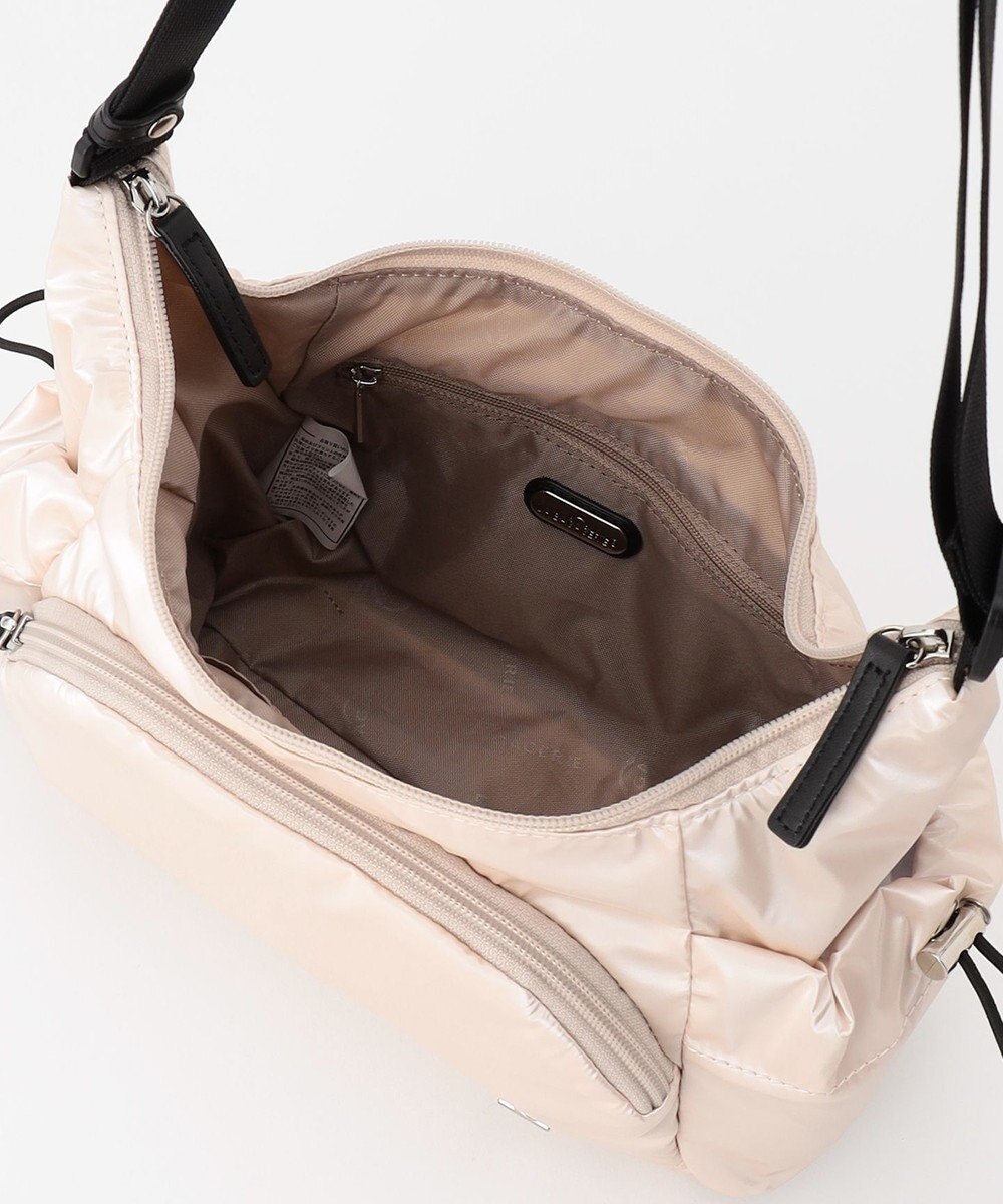 LA BAGAGERIE メタリックドロストポケット　ミニショルダーバッグ 