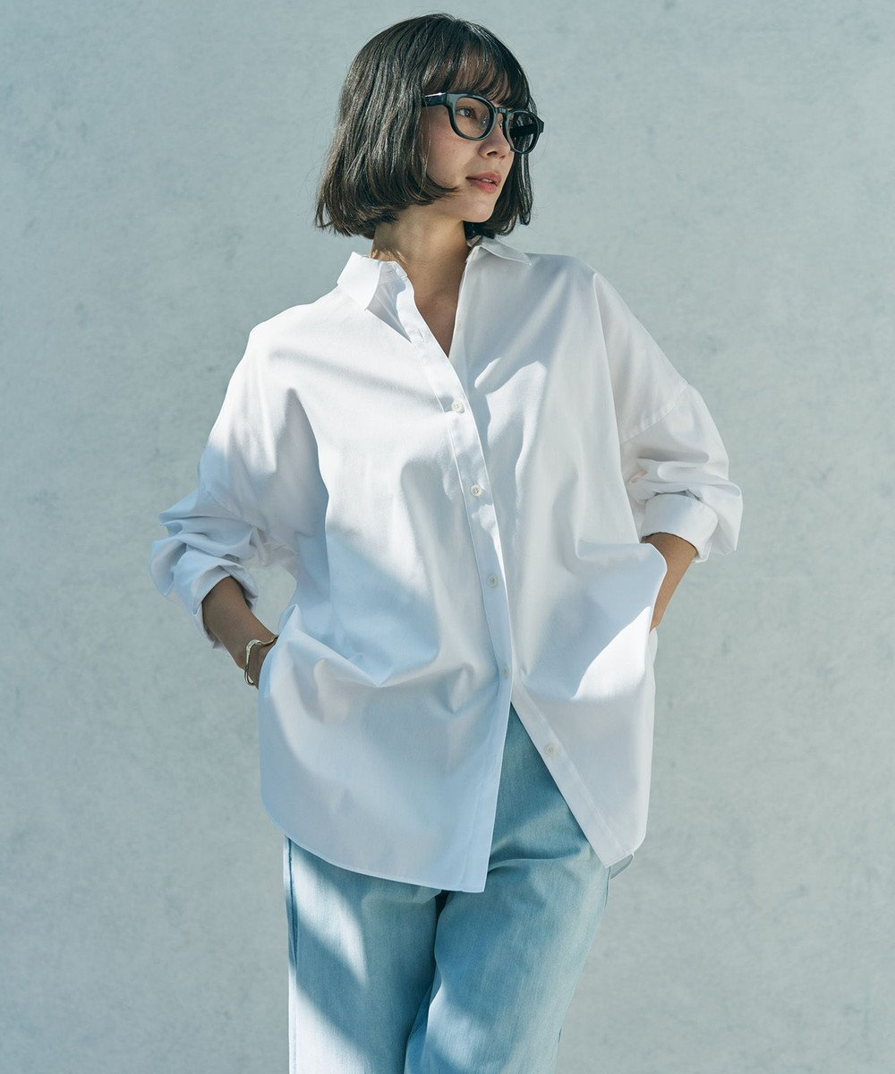 UNFILO L 【WEB限定カラー】コットン オーバーシャツ 