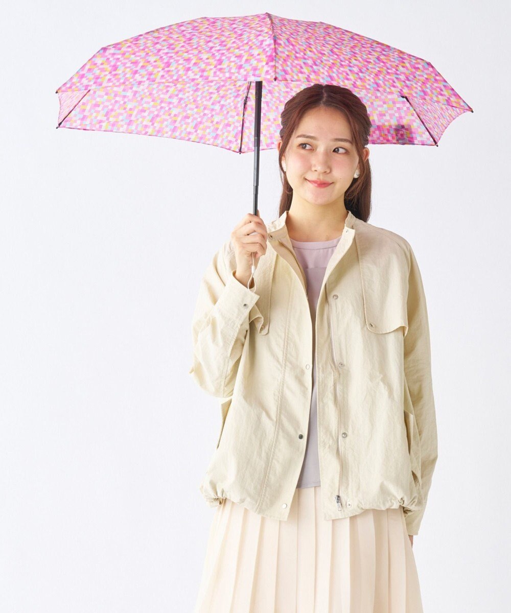 MOONBAT 【超コンパクト/晴雨兼用】Miracle Tech(ミラクルテック) 折りたたみ傘 コンパクト モザイク 