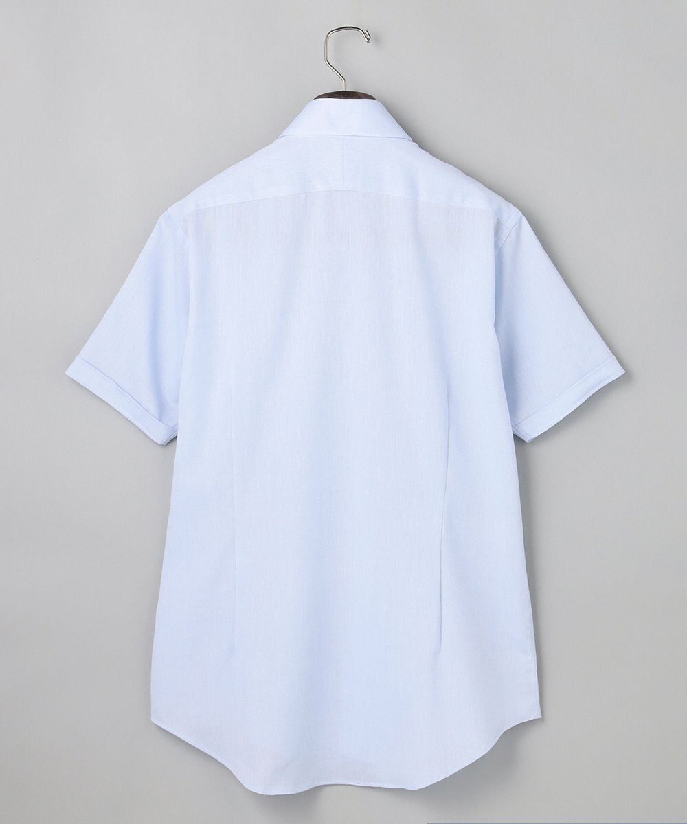 GOTAIRIKU 春夏向け/カラミ織【形態安定】SUMMERPREMIUMPLEATS_セミワイドカラー 半袖ドレスシャツ(26年限定モデル) 