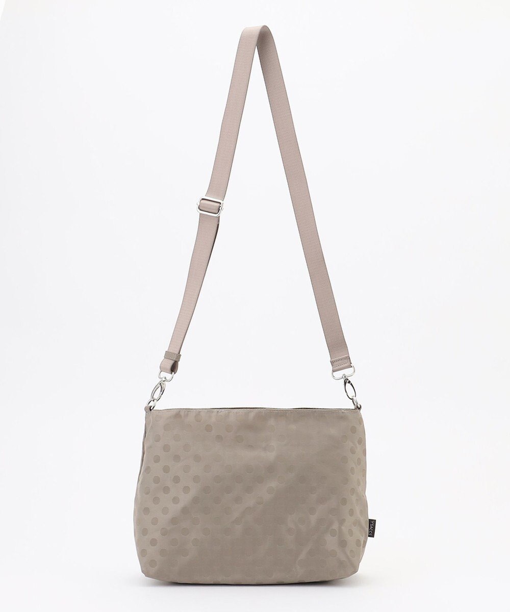 Y'SACCS ドットジャガードポーチ付きトートバッグ 