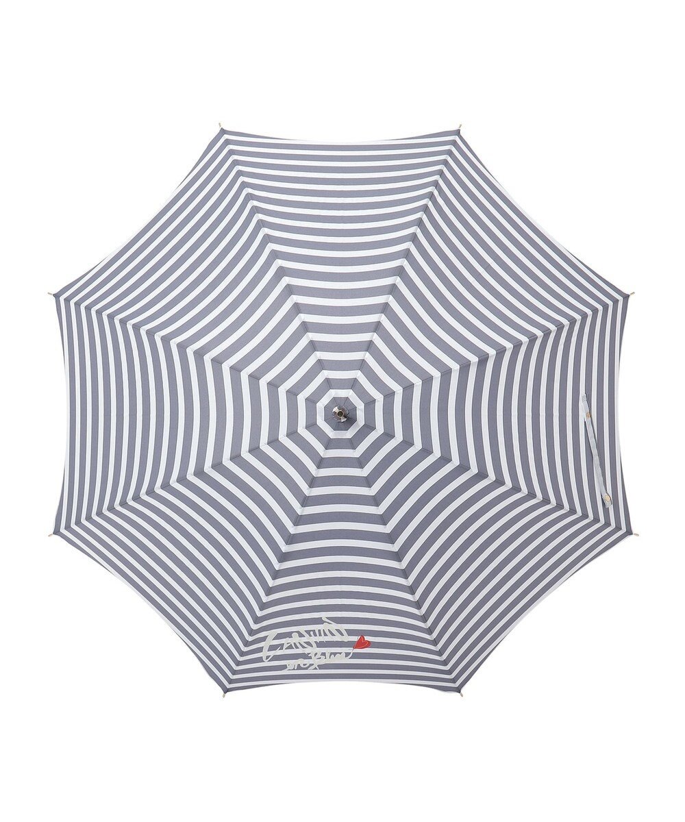 MOONBAT LANVIN en Bleu 長傘 ボーダー 