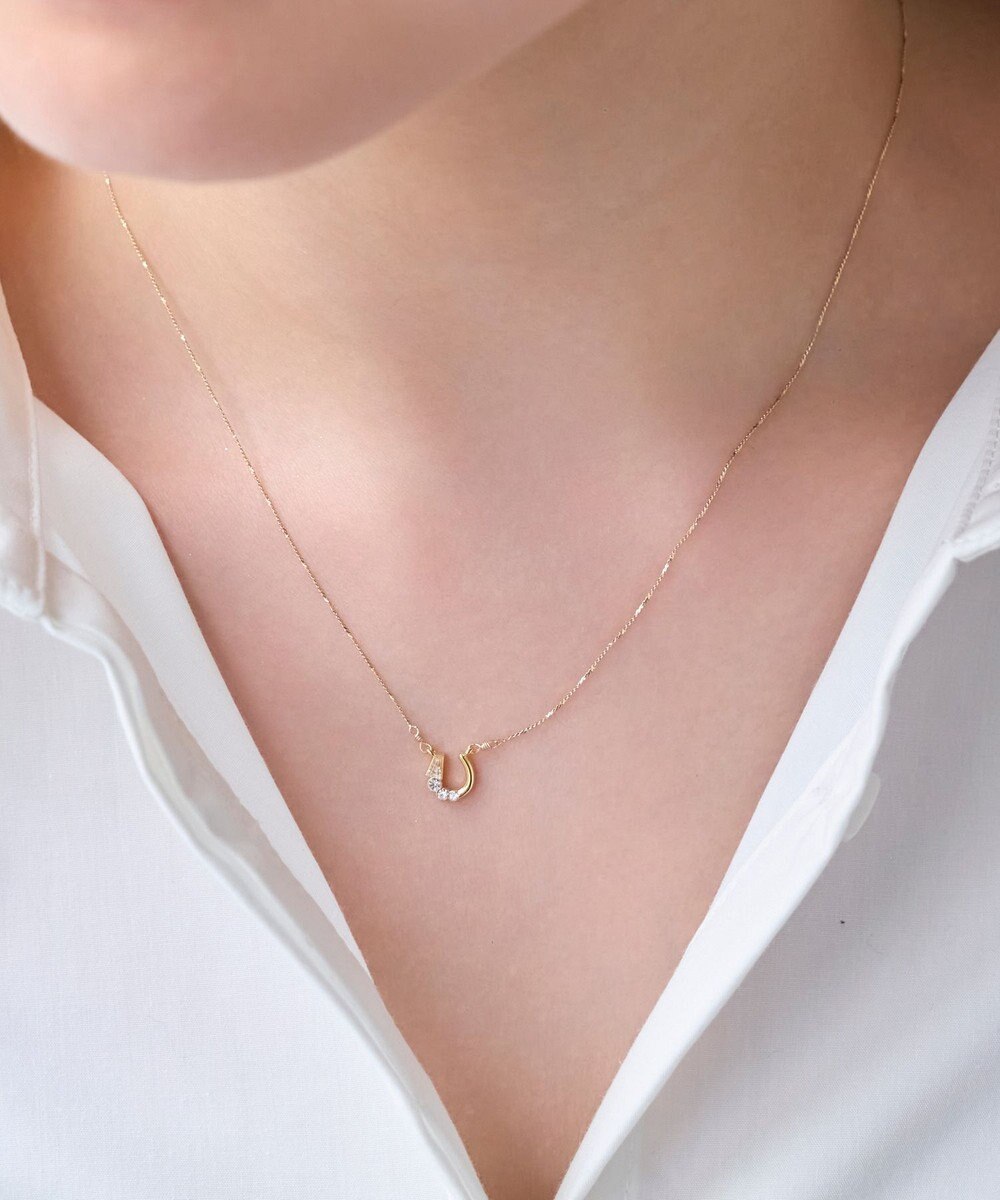 Phoebe 【金属アレルギー対応】ラッキーホースシューネックレス 
