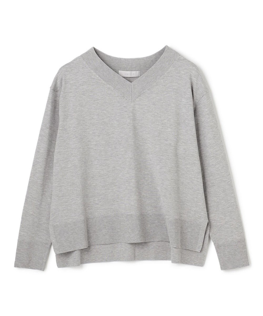 UNFILO マイビューティニット Vネック 