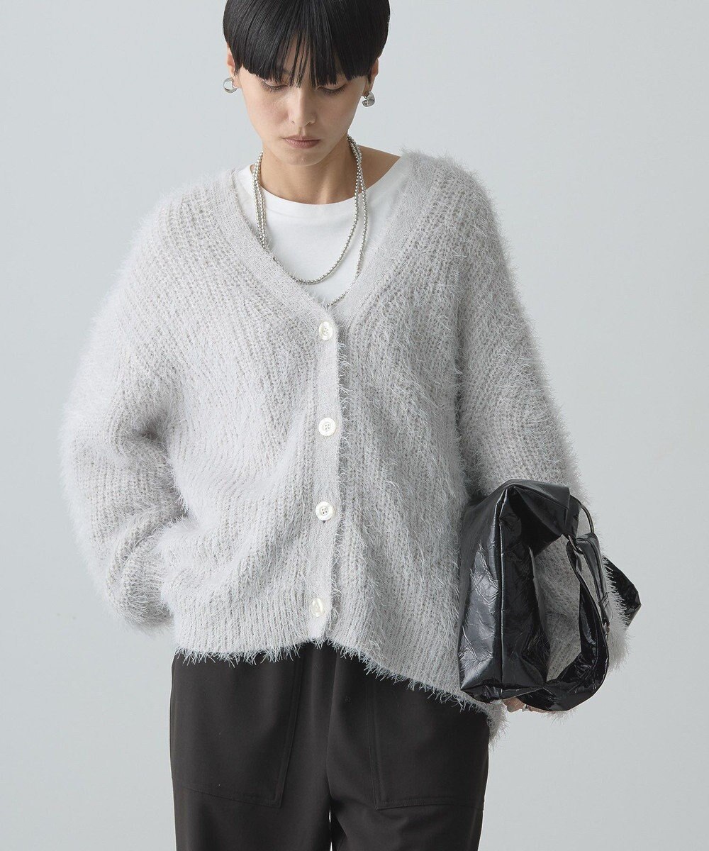 AMERICAN HOLIC Ｖネックシャギーニットカーディガン 