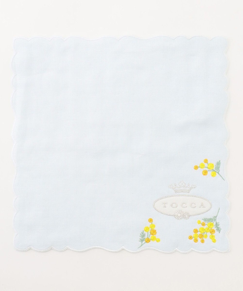 TOCCA AIRY YELLOW PEARL HANDKERCHIEF ハンカチ 