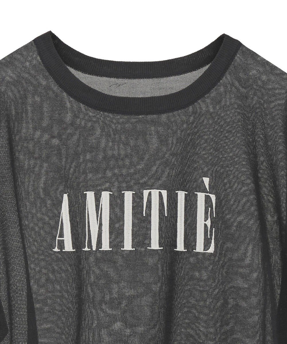 earth music&ecology 【接触冷感】ロゴ刺繍シアープルオーバ 