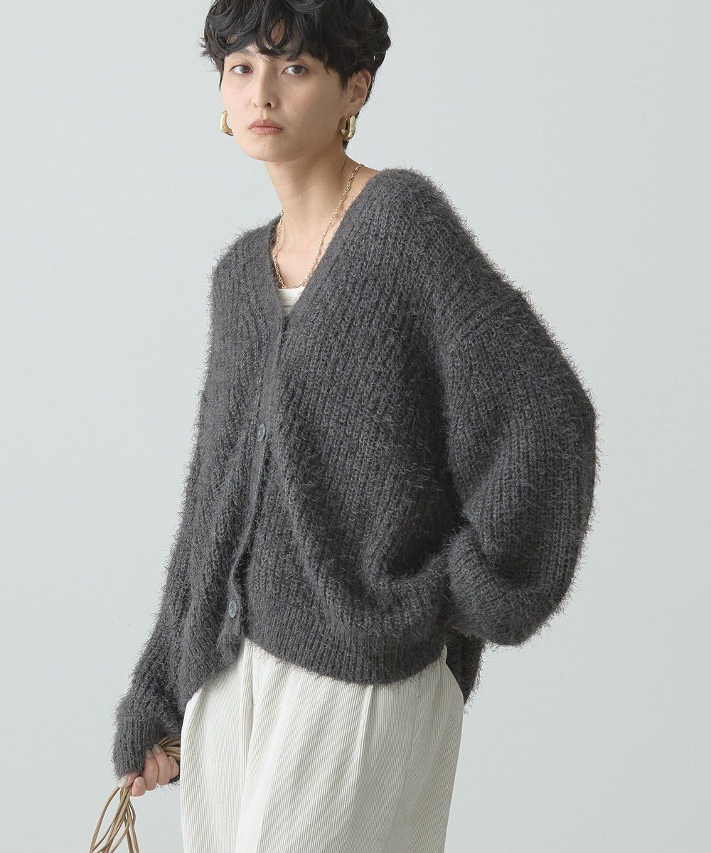 AMERICAN HOLIC Ｖネックシャギーニットカーディガン 