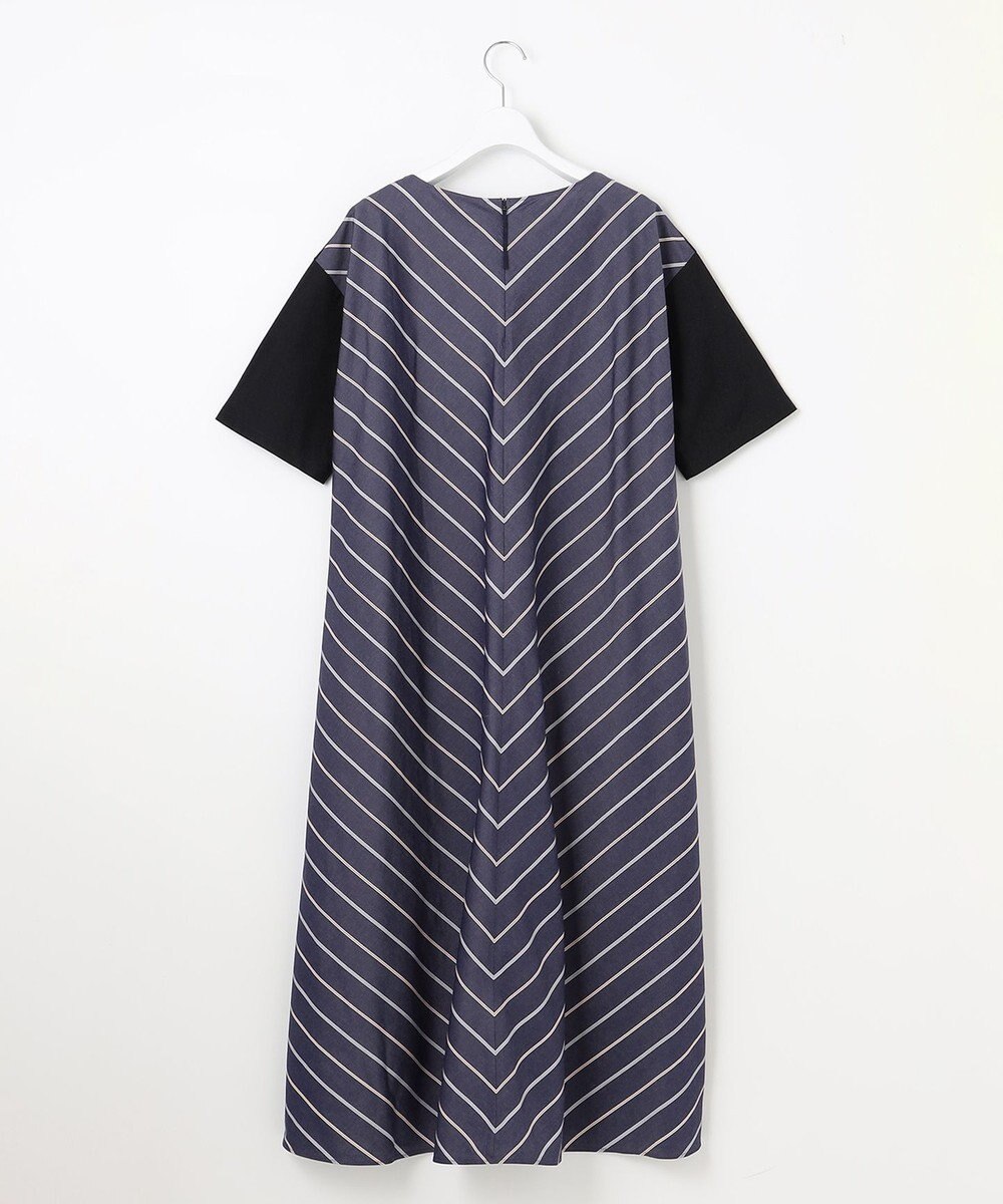 自由区 【洗える】コンビネーションシャーティング ワンピース 