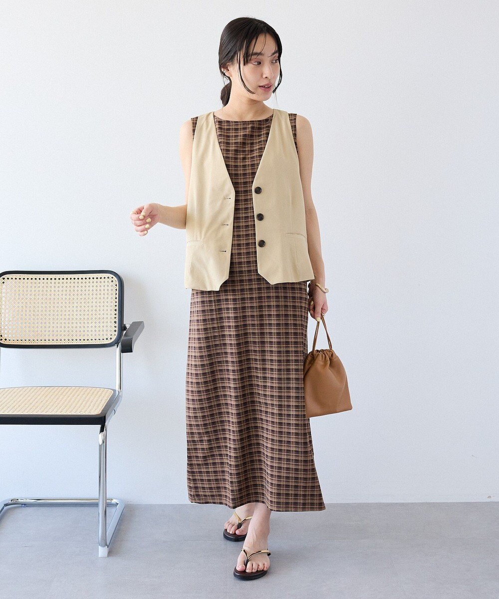 CRAFT STANDARD BOUTIQUE バックスリットショートベスト 