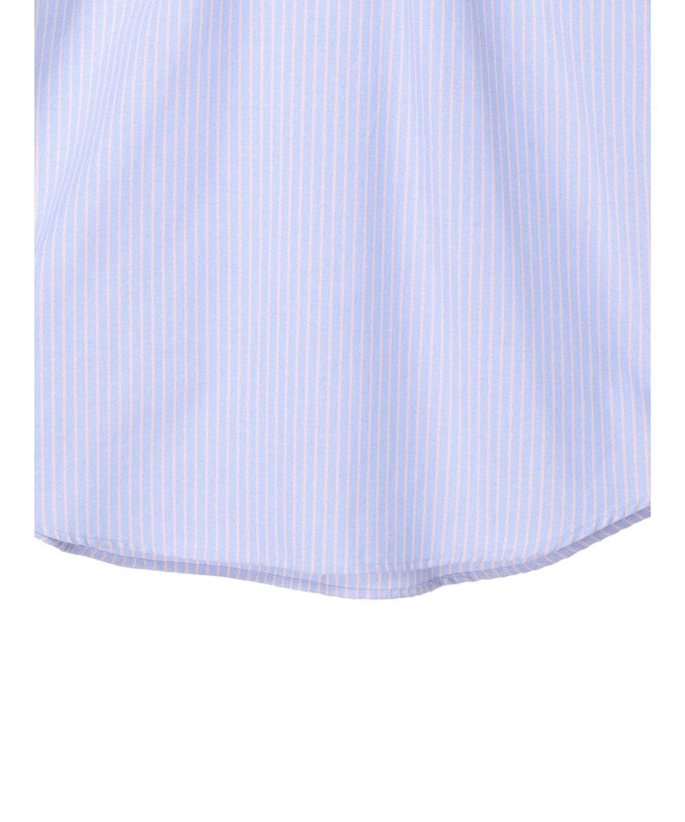 Green Parks ストライプレースアップシャツ 