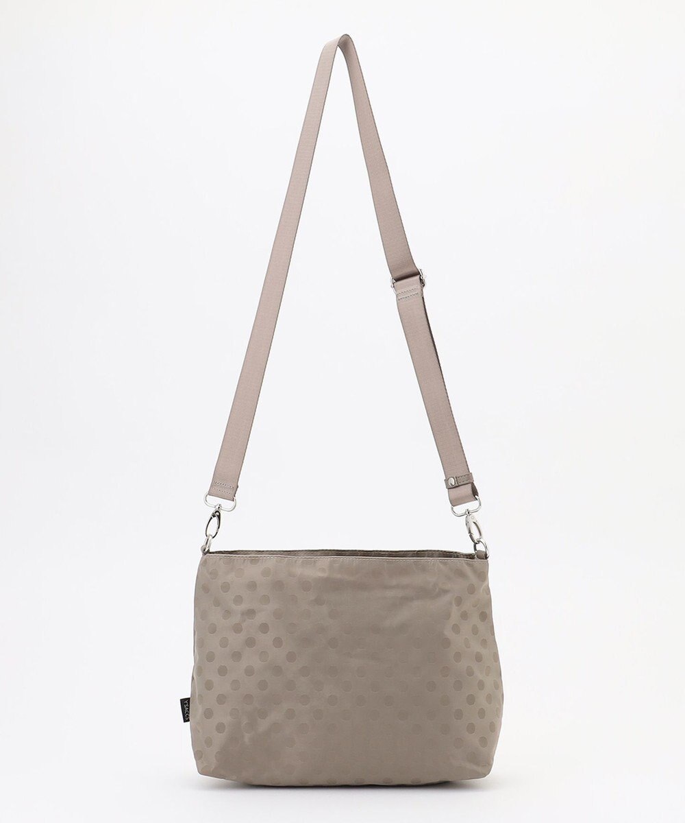 Y'SACCS ドットジャガードポーチ付きトートバッグ 