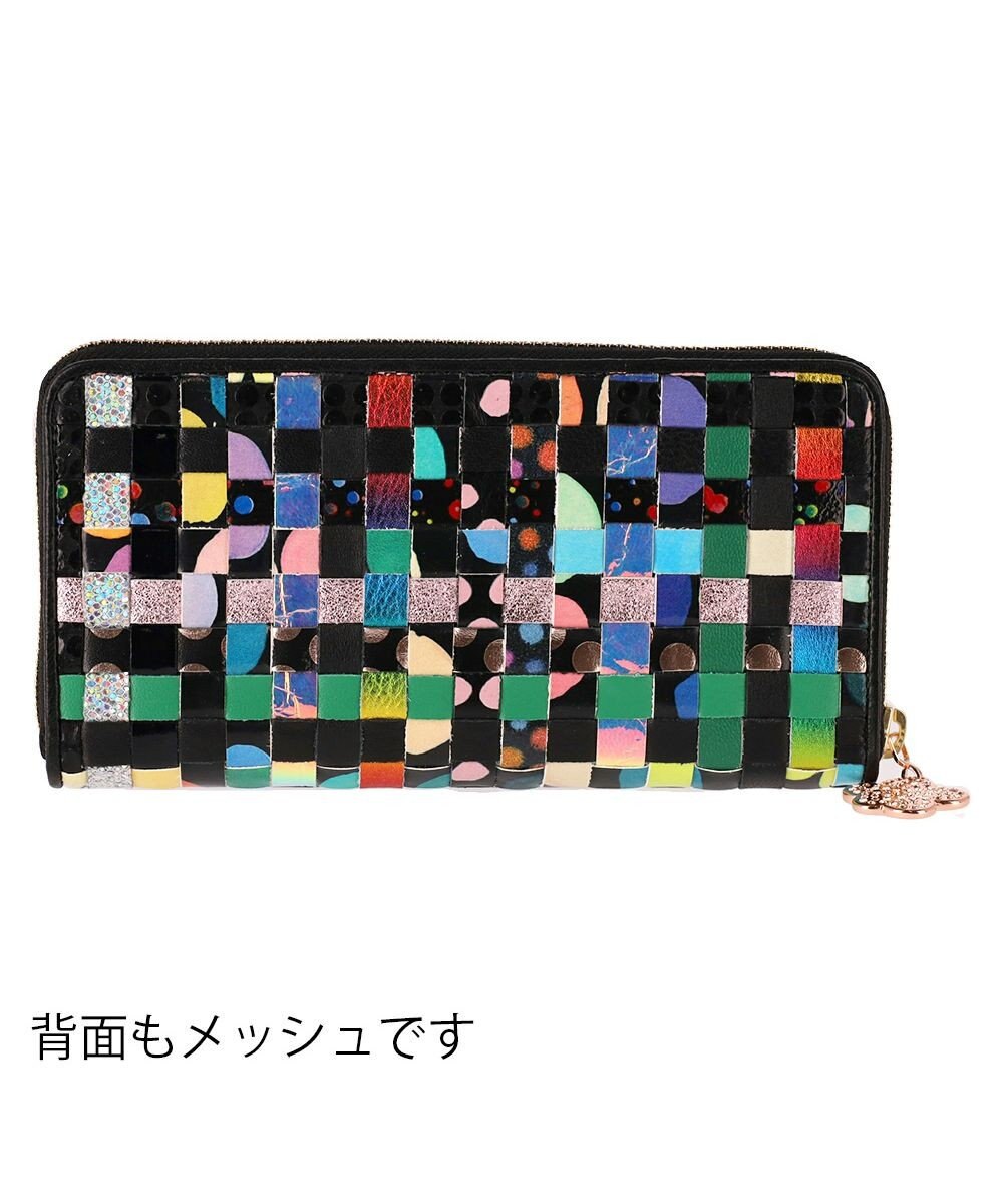 tsumori chisato CARRY エポネコメッシュ ラウンドファスナー長財布 