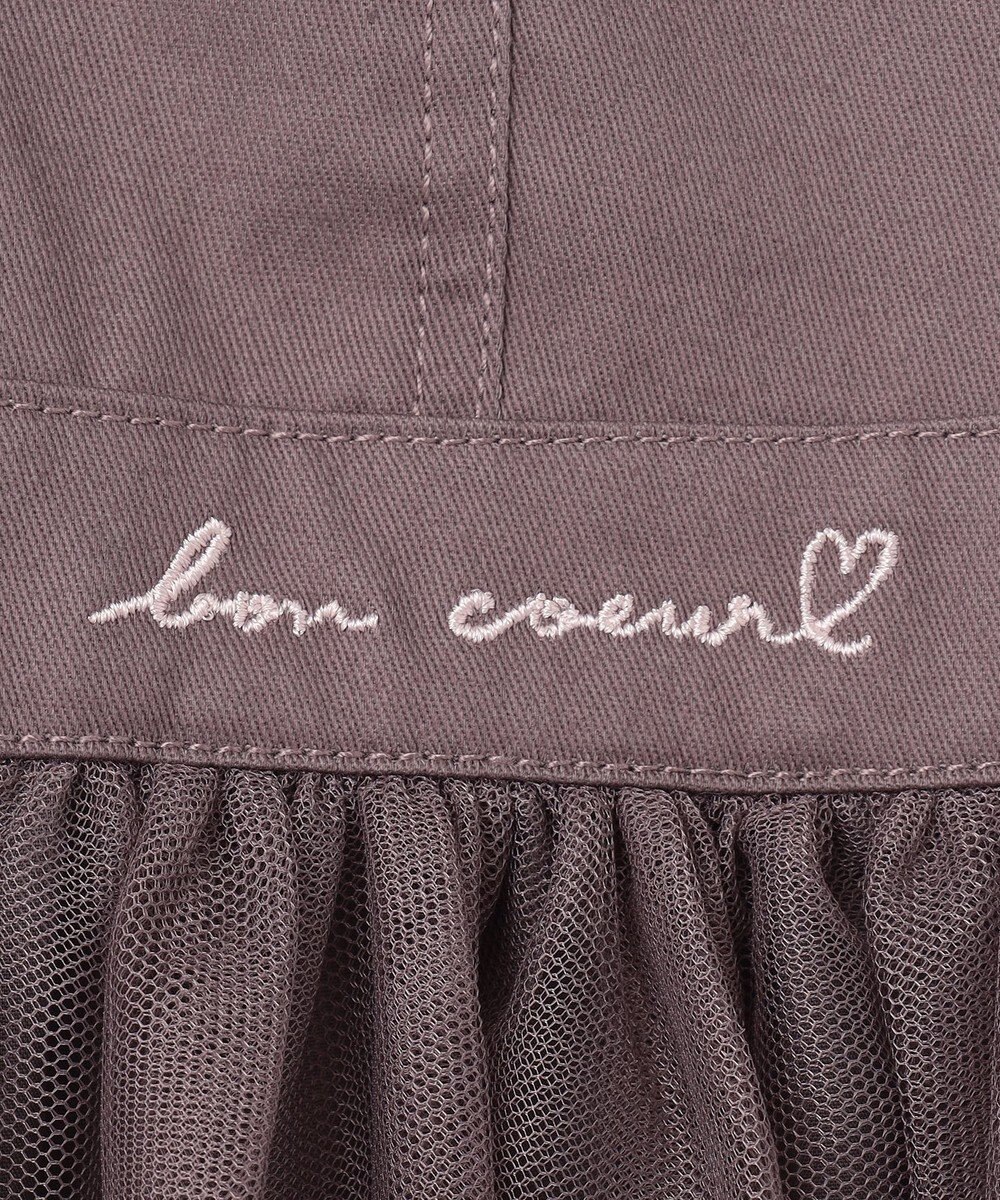 ANY KIDS チュール付き ジャンパースカート 