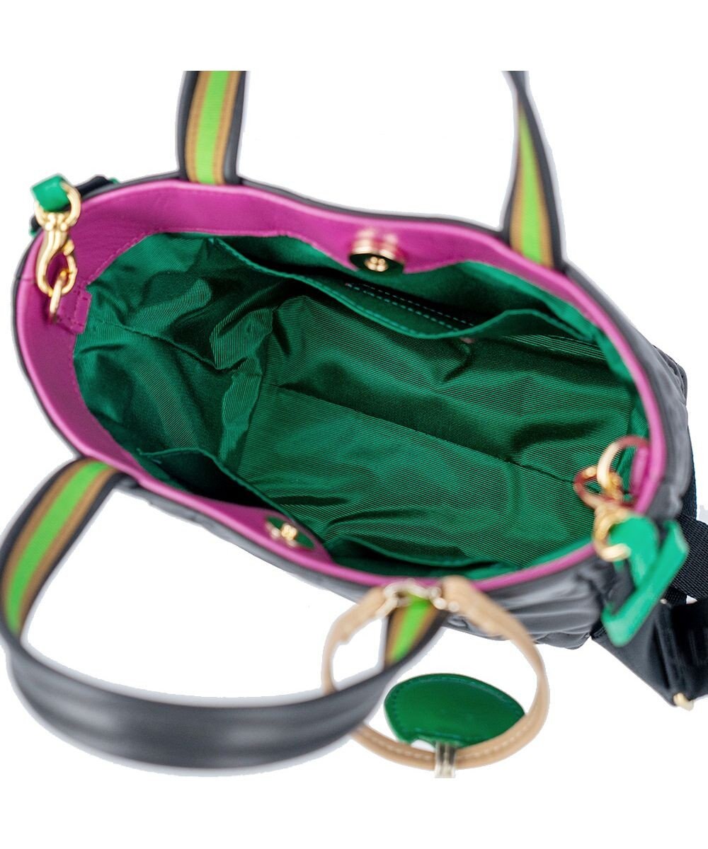 tsumori chisato CARRY ネコキルティング ショルダーバッグ 2way ミニバッグ ハンドバッグ 