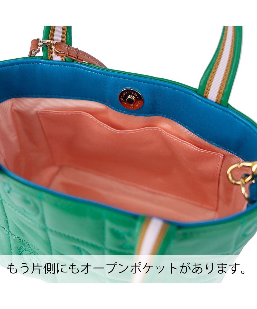 tsumori chisato CARRY ネコキルティング ショルダーバッグ 2way ミニバッグ ハンドバッグ 