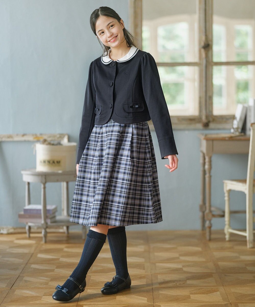 組曲 KIDS 【150-170㎝】ノーカラー ジャケット 