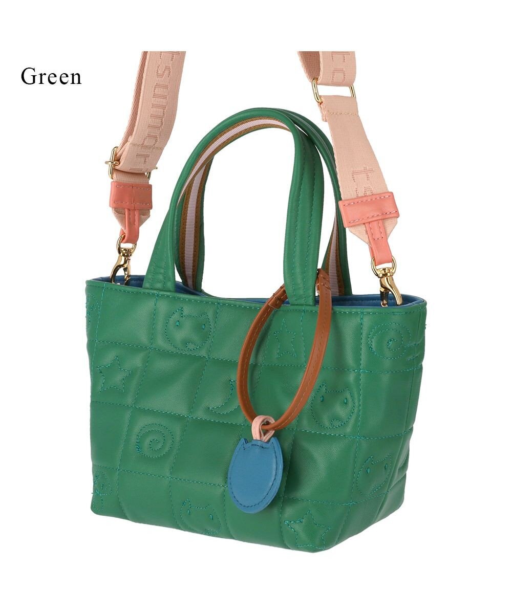 tsumori chisato CARRY ネコキルティング ショルダーバッグ 2way ミニバッグ ハンドバッグ 