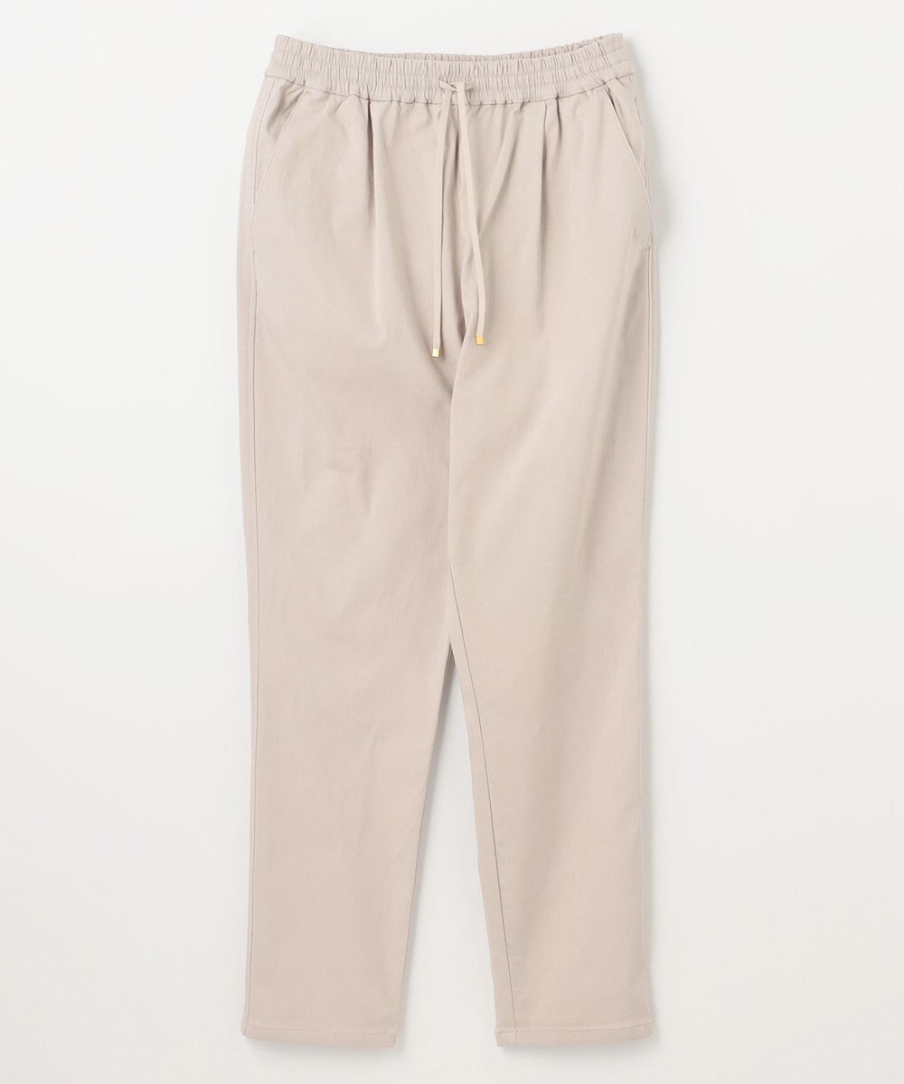 ANY L 【洗濯機可/ウエストゴム/ストレッチ/裏起毛】エブリデイベーシックテーパードパンツ 