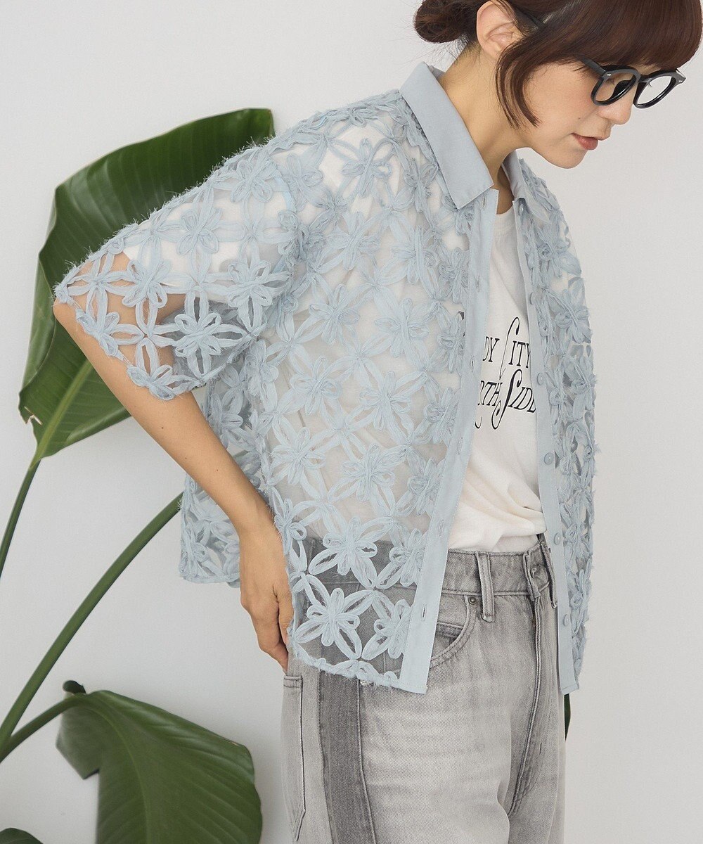 AMERICAN HOLIC アートレース半袖シャツ 