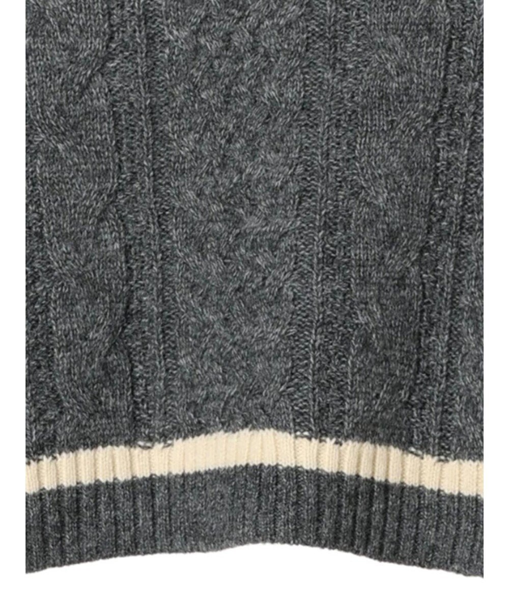 CRAFT STANDARD BOUTIQUE ２ＷＡＹケーブルニットベスト 